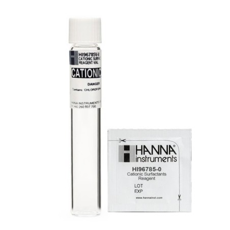 HI96785-25 Cationic Surfactants Reagent Set for 25 Tests, Colorimetric, HI801 Compatible | EnvMart