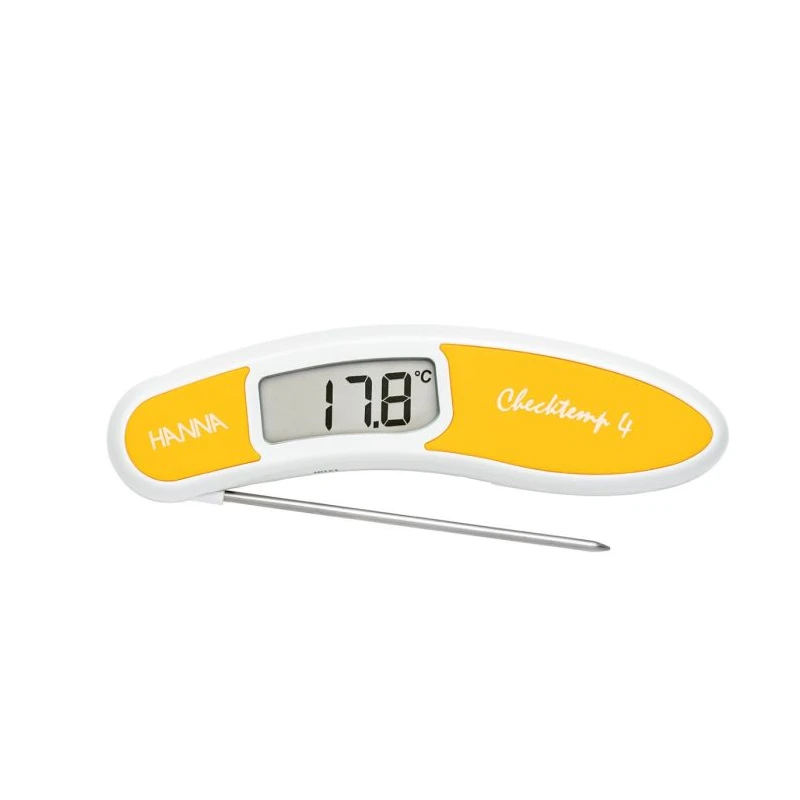 Checktemp® 4 HI151-3 Folding Thermistor Thermometer | EN 13485, IP67, -50 to 300°C | EnvMart