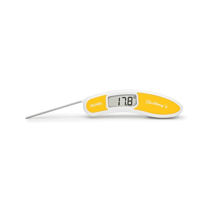 Folding Thermistor Thermometer HI151-3, IP67, -50 to 300°C | EnvMart