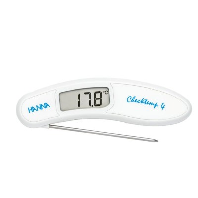 Checktemp® 4 HI151 Folding Thermistor Thermometer, -50°C to 300°C, EN 13485, IP67 | EnvMart