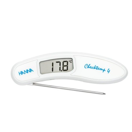 Checktemp® 4 HI151 Folding Thermistor Thermometer, -50°C to 300°C, EN 13485, IP67 | EnvMart