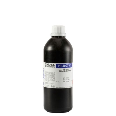 Hanna HI4007-02 Chloride ISE 100 ppm Standard Solution 500 mL | EnvMart