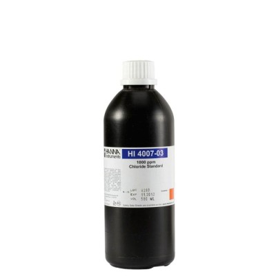 Hanna HI4007-03 Chloride ISE 1000 ppm Standard Solution 500 mL | EnvMart