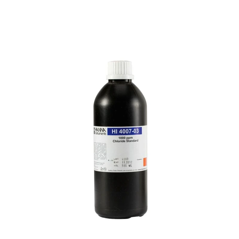 Hanna HI4007-03 Chloride ISE 1000 ppm Standard Solution 500 mL | EnvMart