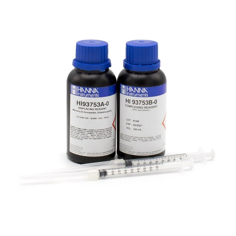 Hanna Instruments HI93753-01 Chloride Reagents 100 Tests, Colorimetric for Photometer | EnvMart