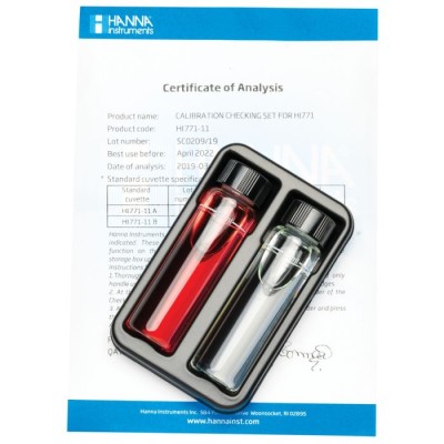 Chlorine Ultra High Range Checker HC Calibration Check Set HI771-11, 200 ppm | EnvMart