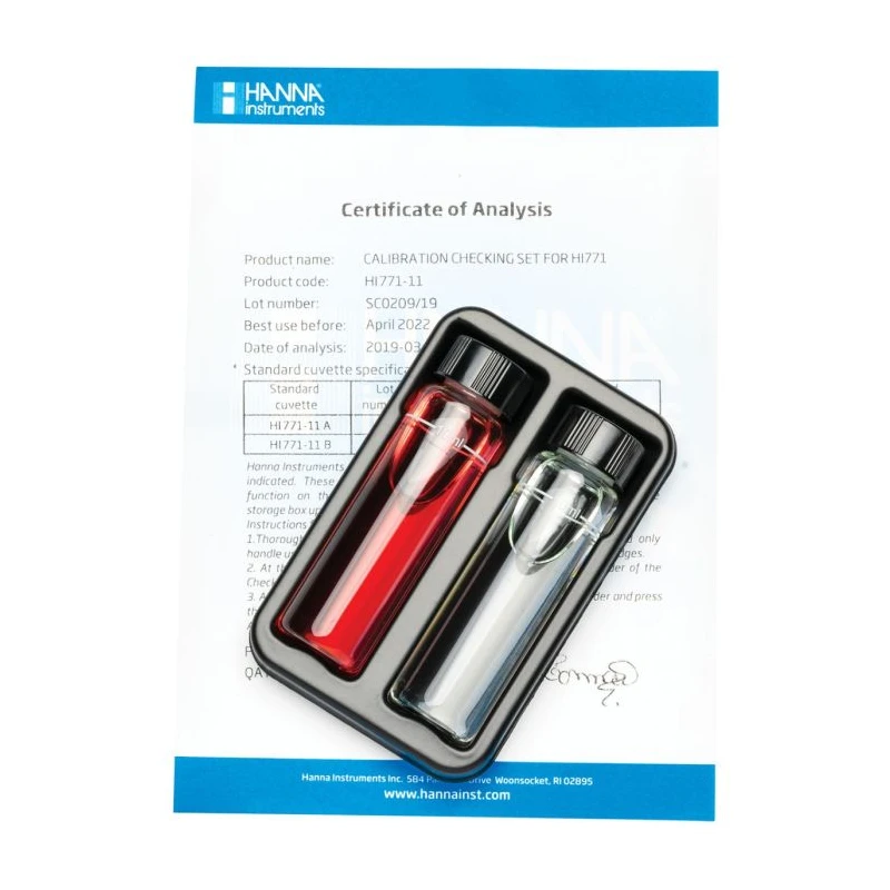 Chlorine Ultra High Range Checker HC Calibration Check Set HI771-11, 200 ppm | EnvMart