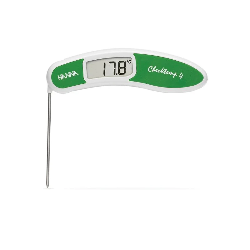 Folding Thermistor Thermometer HI151-4 Waterproof, CAL-Check, -50 to 300°C | EnvMart