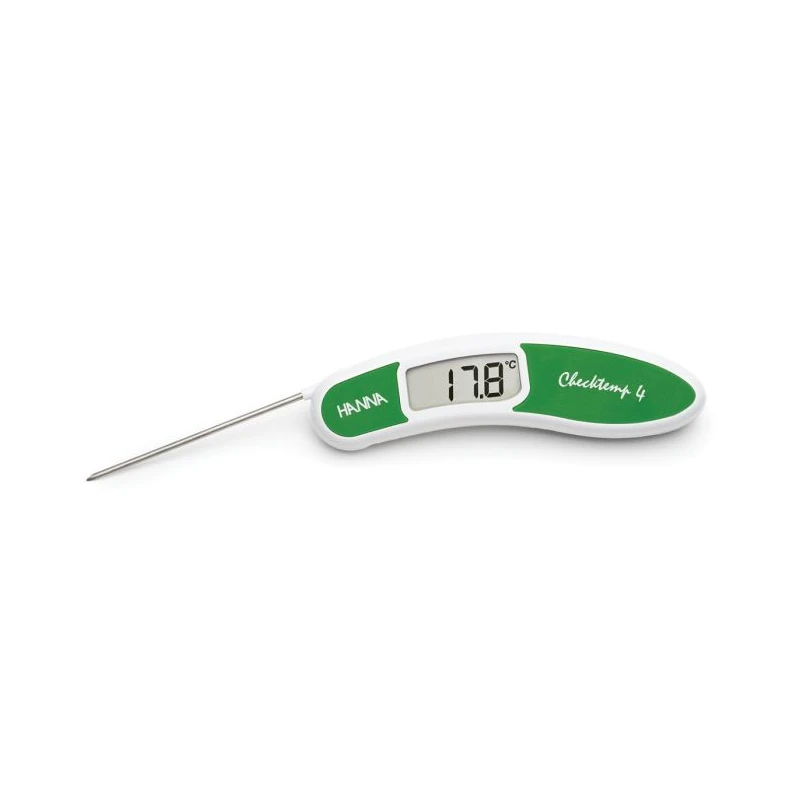 Folding Thermistor Thermometer HI151-4 Waterproof, CAL-Check, -50 to 300°C | EnvMart