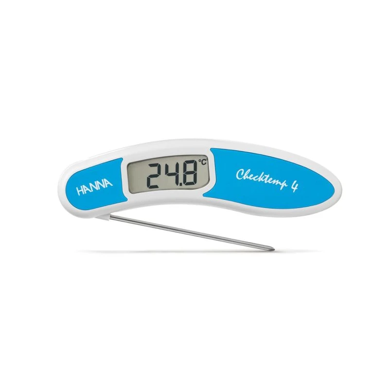Checktemp® 4 Folding Thermistor Thermometer HI151-2 for Raw Fish, Waterproof, IP67 | EnvMart