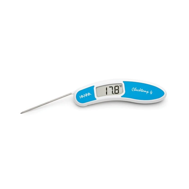 Checktemp® 4 Folding Thermistor Thermometer HI151-2 for Raw Fish, Waterproof, IP67 | EnvMart