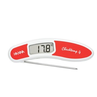 Checktemp® 4 HI151-1 Folding Thermistor Thermometer, -50°C to 300°C, EN 13485, IP67 | EnvMart