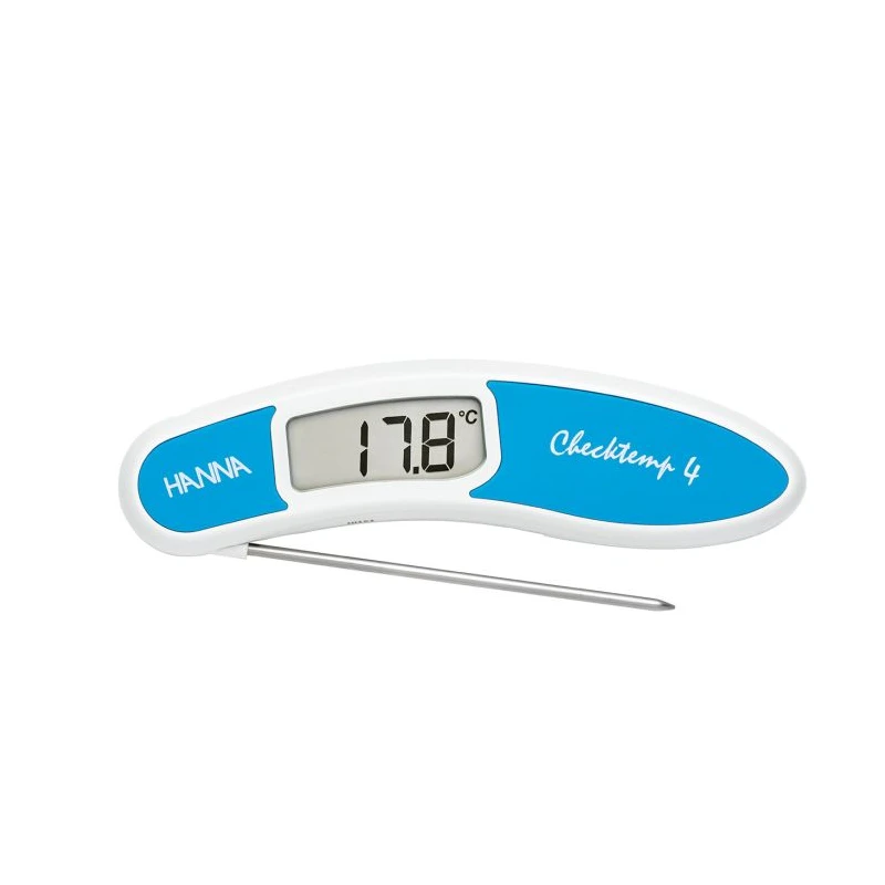 Checktemp® HI151-2 Folding Thermistor Thermometer -50 to 300°C, IP67 Waterproof | EnvMart