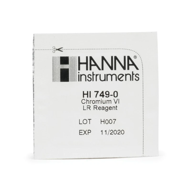 Chromium VI Low-Range Checker HC Reagents HI749-25, 25 Tests, Diphenylcarbohydrazide Method | EnvMart