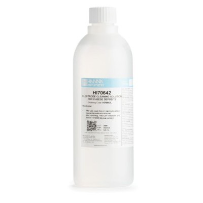 Hanna HI70642L Cleaning Solution for Cheese Deposits 500 mL | EnvMart
