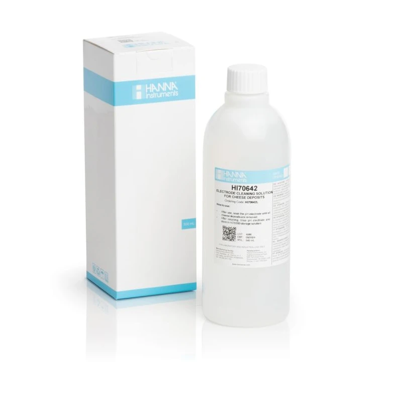 Hanna HI70642L Cleaning Solution for Cheese Deposits 500 mL | EnvMart