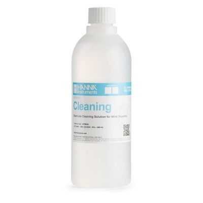 Hanna HI70635L Cleaning Solution for Wine Deposits, 500 mL Bottle | EnvMart