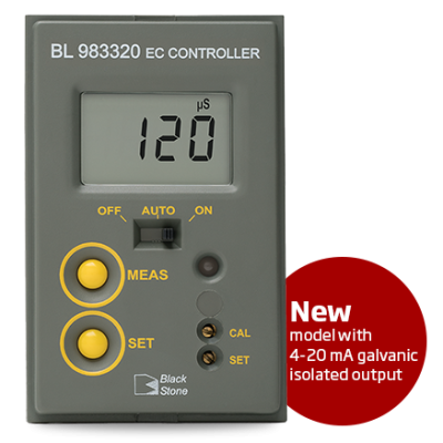 BL983320-2 Conductivity Mini Controller 0.0–199.9 µS/cm, 230VAC, 4–20 mA Output | EnvMart