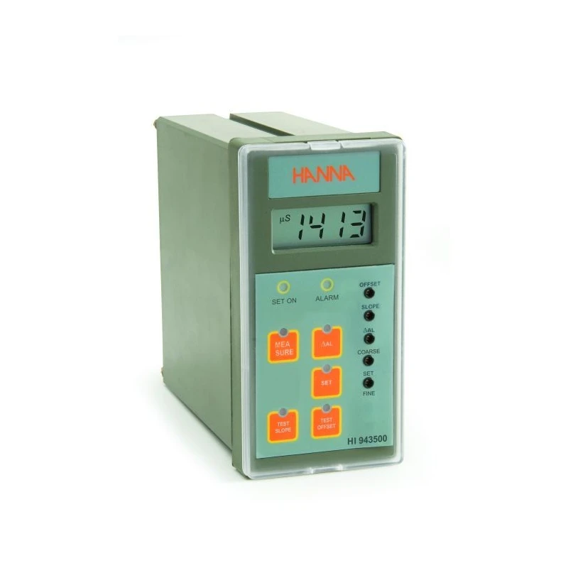 Hanna HI943500 Conductivity Analog Controller 0.0–199.9 µS/cm, Panel Mount, 4-20 mA | EnvMart