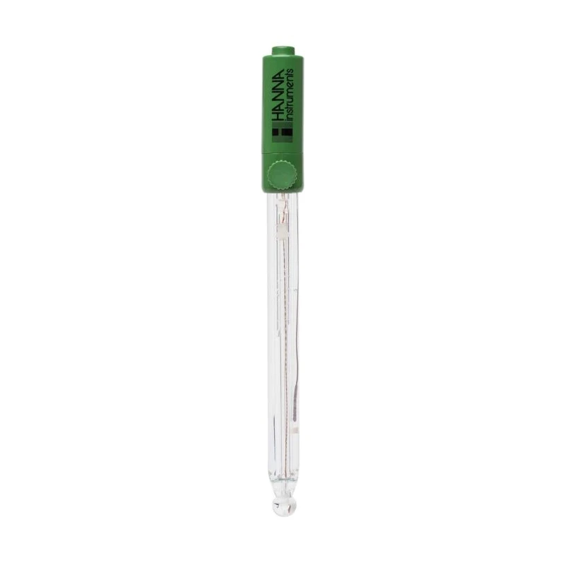 Hanna HI10430 Digital Glass pH Electrode, Double Junction, Temp Sensor | EnvMart