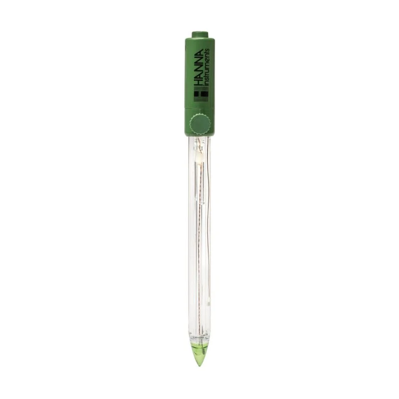 Hanna Instruments HI10530 Digital pH Electrode for Semi-Solids, Triple Ceramic Junction, Glass Body | EnvMart