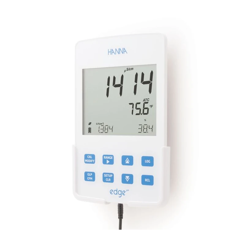 Hanna Instruments HI2003 edge® Conductivity/TDS/Salinity Meter, Multi-Parameter, High Accuracy | EnvMart