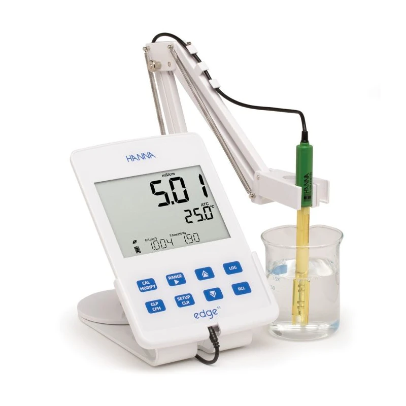 Hanna Instruments HI2003 edge® Conductivity/TDS/Salinity Meter, Multi-Parameter, High Accuracy | EnvMart