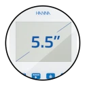 Hanna edge® HI2002 pH/ORP Meter, 5-Point Calibration, Touch Keypad | EnvMart