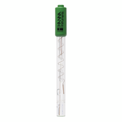Flat Tip pH Electrode HI1413B/50, Glass Body, Surface Measurement, BNC Connector | EnvMart