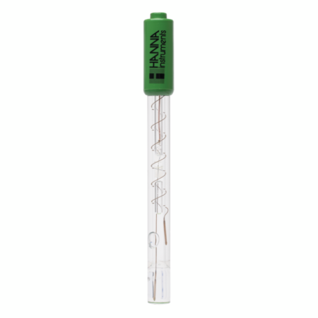 Flat Tip pH Electrode HI1413B/50, Glass Body, Surface Measurement, BNC Connector | EnvMart