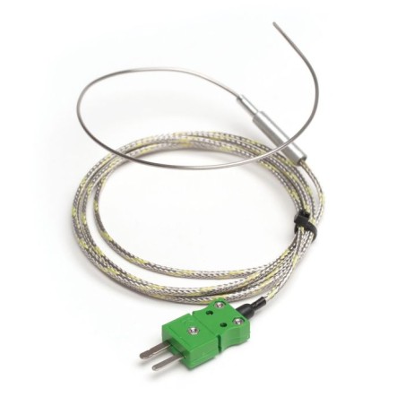 Flexible High Temperature K-Type Thermocouple Probe HI766F, 1100°C, Stainless Steel | EnvMart