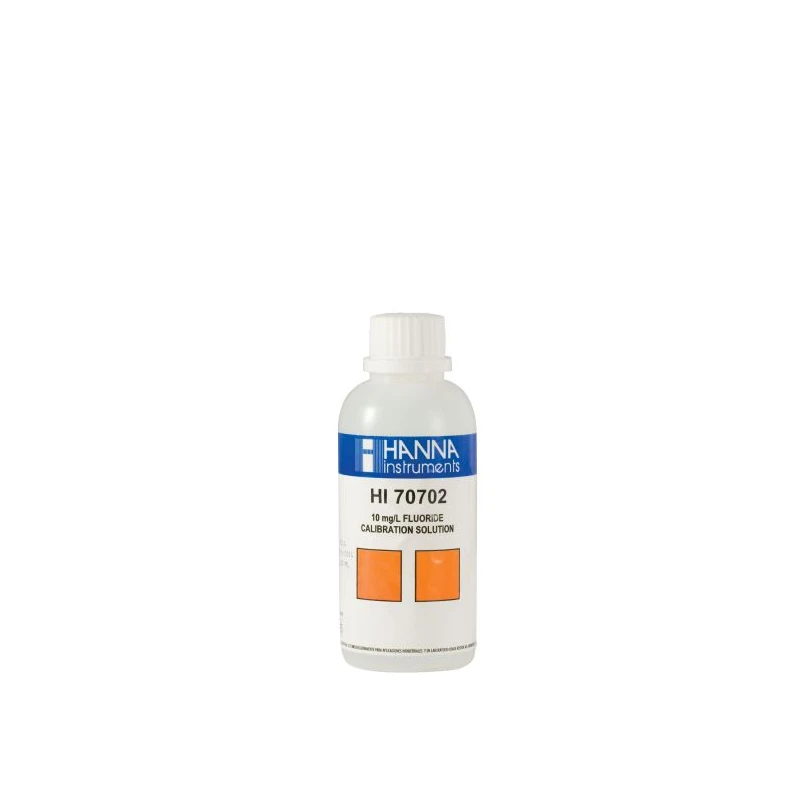 Fluoride Standard Solution 10 mg/L HI70702M, 230 mL for ISE Calibration | EnvMart