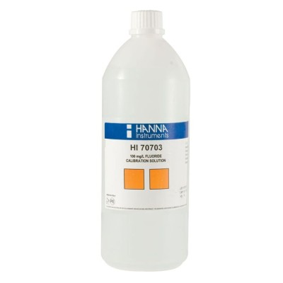 Fluoride Standard Solution 100 mg/L 1 L HI70703/1L | Laboratory Calibration | EnvMart