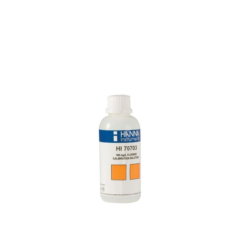 Fluoride Standard Solution HI70703M 100 mg/L 230 mL ISE Calibration | EnvMart