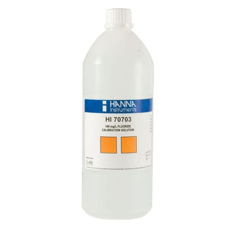Fluoride Standard Solution 100 mg/L 500 mL HI70703L | ISE Calibration | EnvMart
