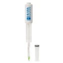 Hanna Instruments FC2053 Foodcare pH Electrode with Removable Sleeve, Built-in Temperature Probe | EnvMart