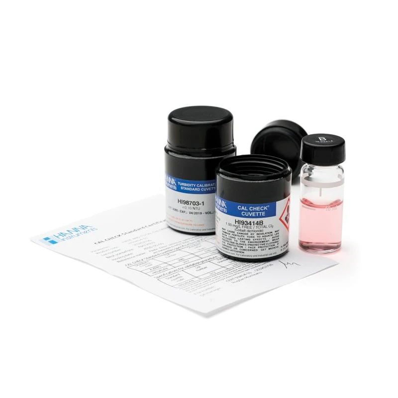 HI93414-11 Free and Total Chlorine CAL Check Standards Set 1.00 mg/L | EnvMart