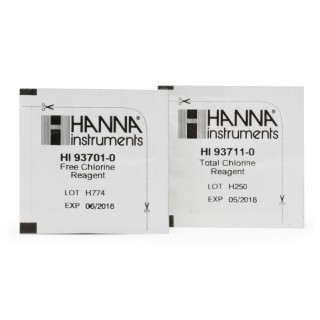 HI38020-200 Free and Total Chlorine Test Kit Reagents, DPD Method, 200 Tests | EnvMart