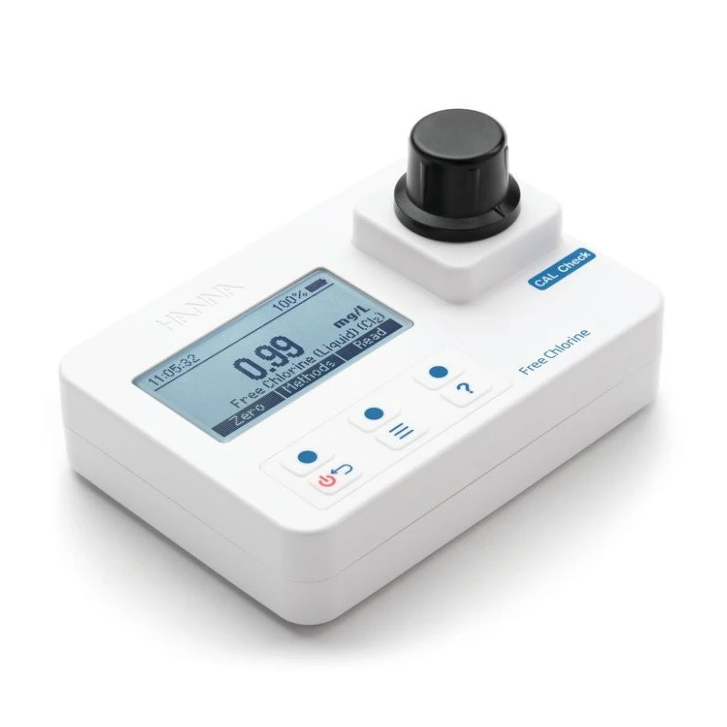 Free Chlorine Portable Photometer HI97701C, CAL Check, 0.00–5.00 mg/L, IP67 | EnvMart