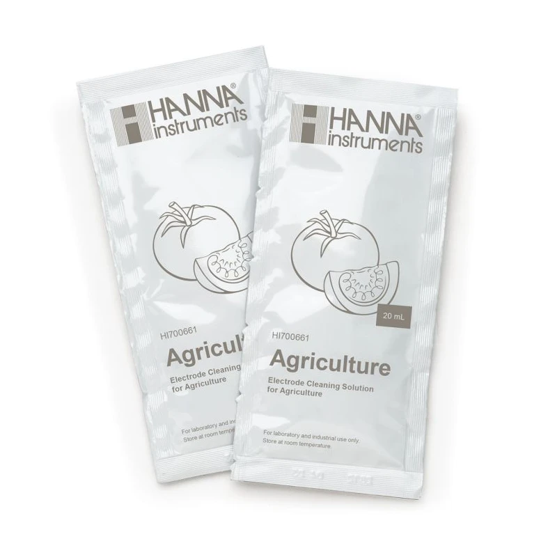 HI700661P General Purpose Cleaning Solution for pH Electrodes, Agriculture, 25x20 mL Sachets | EnvMart