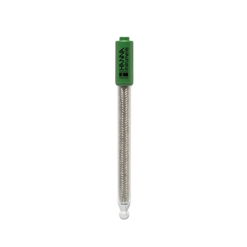 Glass Body pH Half-Cell Electrode HI2111B, BNC Connector, High Temp Glass | EnvMart
