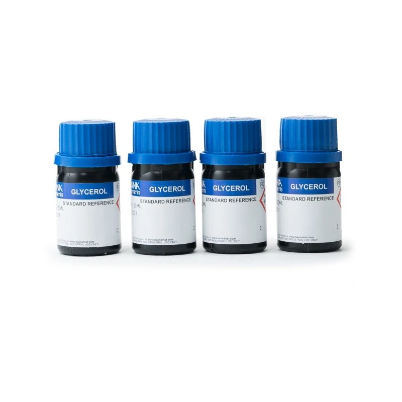 Glycerol Standard HI93703-57, 4 x 30 mL Bottles | Calibration Solution for Photometers | EnvMart