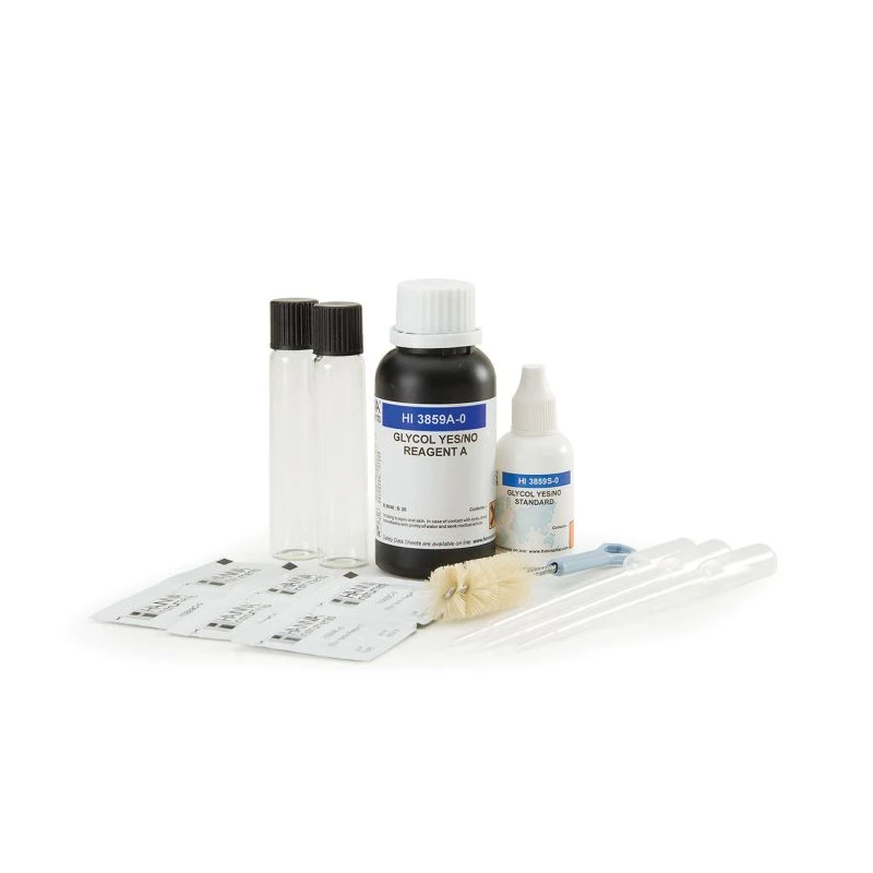 Glycol Chemical Test Kit HI3859, Visual, 25 Tests | EnvMart