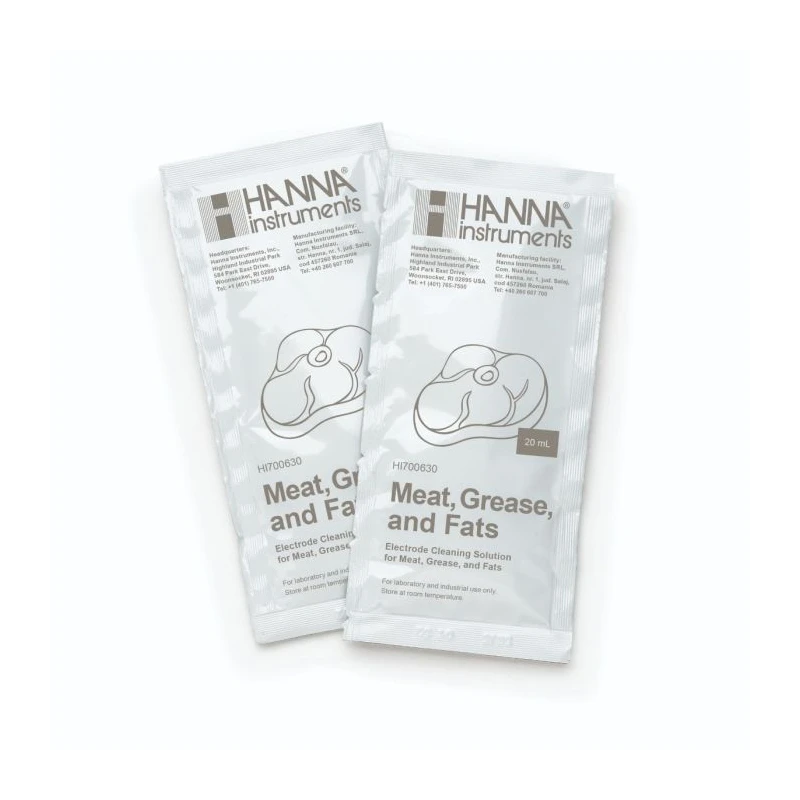 Grease and Fats Acid Cleaning Solution HI700630P, 25 x 20 mL Sachets, Acidic | EnvMart