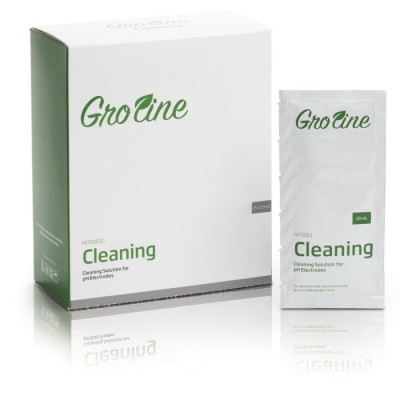 GroLine HI70061G General Purpose Cleaning Solution for pH Electrodes, 25 x 20 mL Sachets | EnvMart