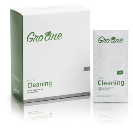 GroLine HI70061G General Purpose Cleaning Solution for pH Electrodes, 25 x 20 mL Sachets | EnvMart