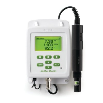 GroLine HI981421 Monitor for Hydroponic Nutrients, pH/EC/TDS, USB, IP65 | EnvMart