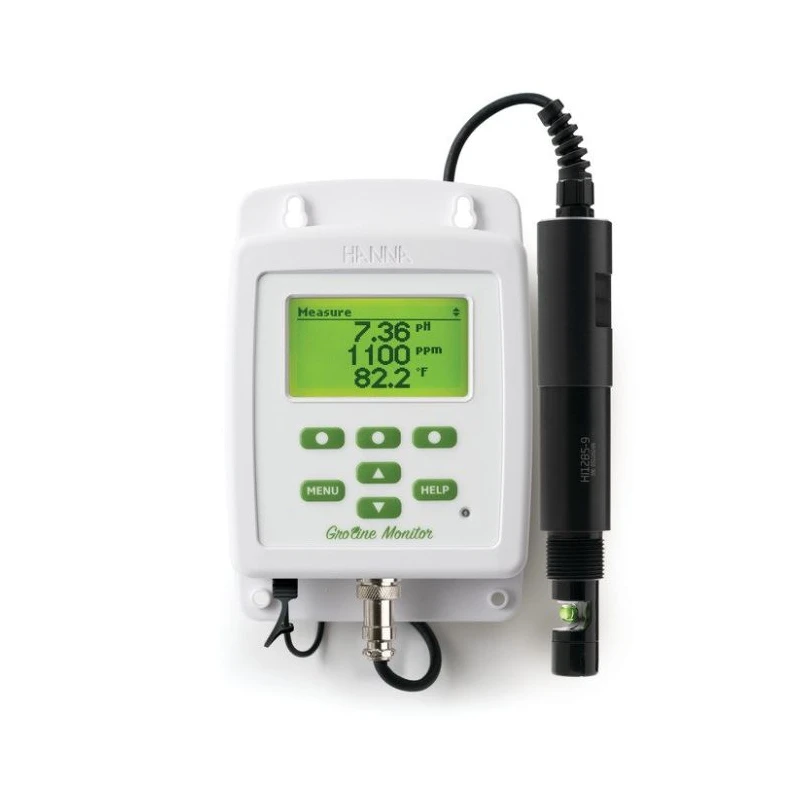 GroLine HI981421 Monitor for Hydroponic Nutrients, pH/EC/TDS, USB, IP65 | EnvMart