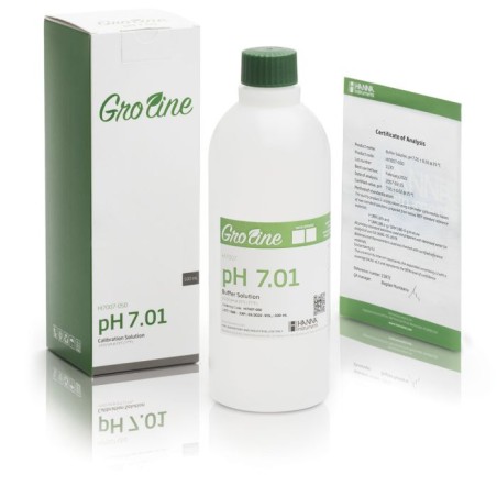 GroLine HI7007-023 pH 7.01 Calibration Buffer, Certificate of Analysis, 230 mL | EnvMart