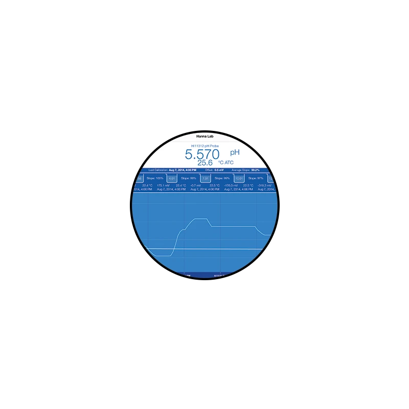 Hanna Instruments HI11102 HALO Bluetooth Glass pH Electrode, Double Junction, Gel Filled | EnvMart